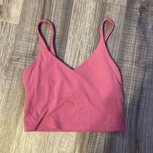 Size 6 pink lululemon align tank